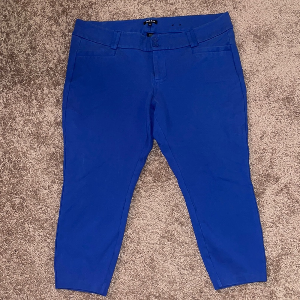 Blue Torrid Ankle Pant - Size 20